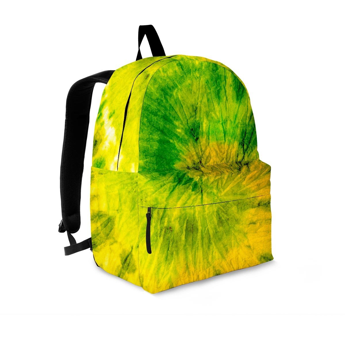 Lime Green Tie Dye Backpack-grizzshop