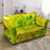 Lime Green Tie Dye Loveseat Cover-grizzshop