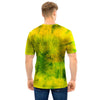 Lime Green Tie Dye Men T Shirt-grizzshop