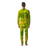 Lime Green Tie Dye Men's Pajamas-grizzshop