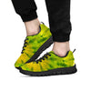 Lime Green Tie Dye Men's Sneakers-grizzshop