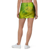 Lime Green Tie Dye Mini Skirt-grizzshop