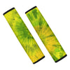 Lime Green Tie Dye Seat Belt Cover-grizzshop