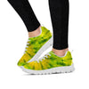 Lime Green Tie Dye Women's Sneakers-grizzshop