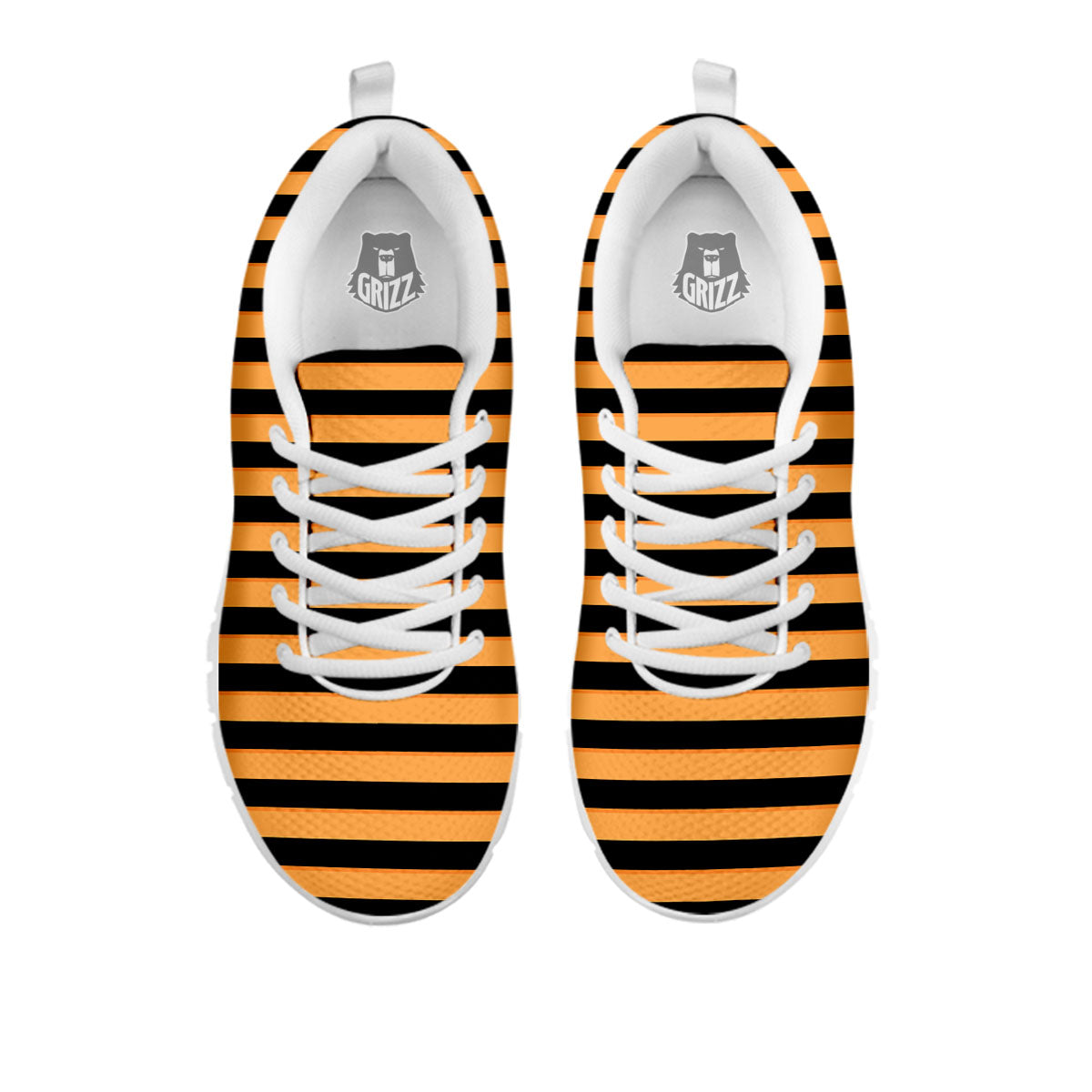 Line Halloween Print Pattern White Sneaker-grizzshop
