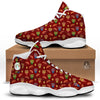 Lion Dance Chinese New Years Print Pattern White Basketball Shoes-grizzshop