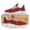 Lion Dance Chinese New Years Print Pattern White Running Shoes-grizzshop