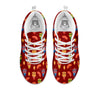 Lion Dance Chinese New Years Print Pattern White Sneaker-grizzshop