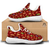 Lion Dance Chinese New Years Print Pattern White Walking Shoes-grizzshop