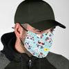 Lips Panda Pattern Print Face Mask-grizzshop