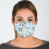 Lips Panda Pattern Print Face Mask-grizzshop