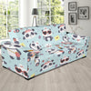 Lips Panda Pattern Print Sofa Covers-grizzshop