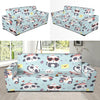 Lips Panda Pattern Print Sofa Covers-grizzshop