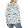 Load image into Gallery viewer, Lips Panda Pattern Print Women Pullover Hoodie-grizzshop