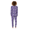 Lips Purple Print Pattern Women's Pajamas-grizzshop