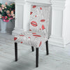 Lipstick Red Lips Pattern Print Chair Cover-grizzshop