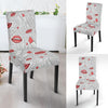 Lipstick Red Lips Pattern Print Chair Cover-grizzshop