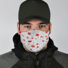 Lipstick Red Lips Pattern Print Face Mask-grizzshop