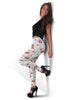 Lipstick Red Lips Print Print Pattern Women Leggings-grizzshop