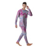 Liquid And Fluid Marble Pink Print Men's Pajamas-grizzshop