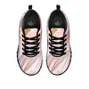 Liquid Marble Pink Print Black Sneaker-grizzshop