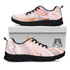 Liquid Marble Pink Print Black Sneaker-grizzshop