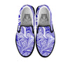 Liquid Psychedelic Print Pattern Black Slip On Shoes-grizzshop