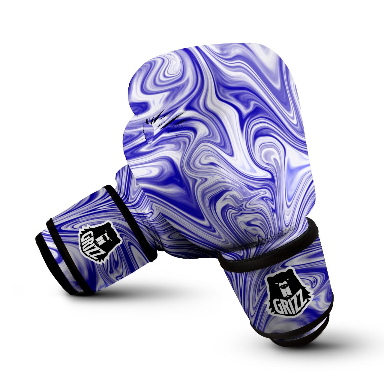 Liquid Psychedelic Print Pattern Boxing Gloves-grizzshop