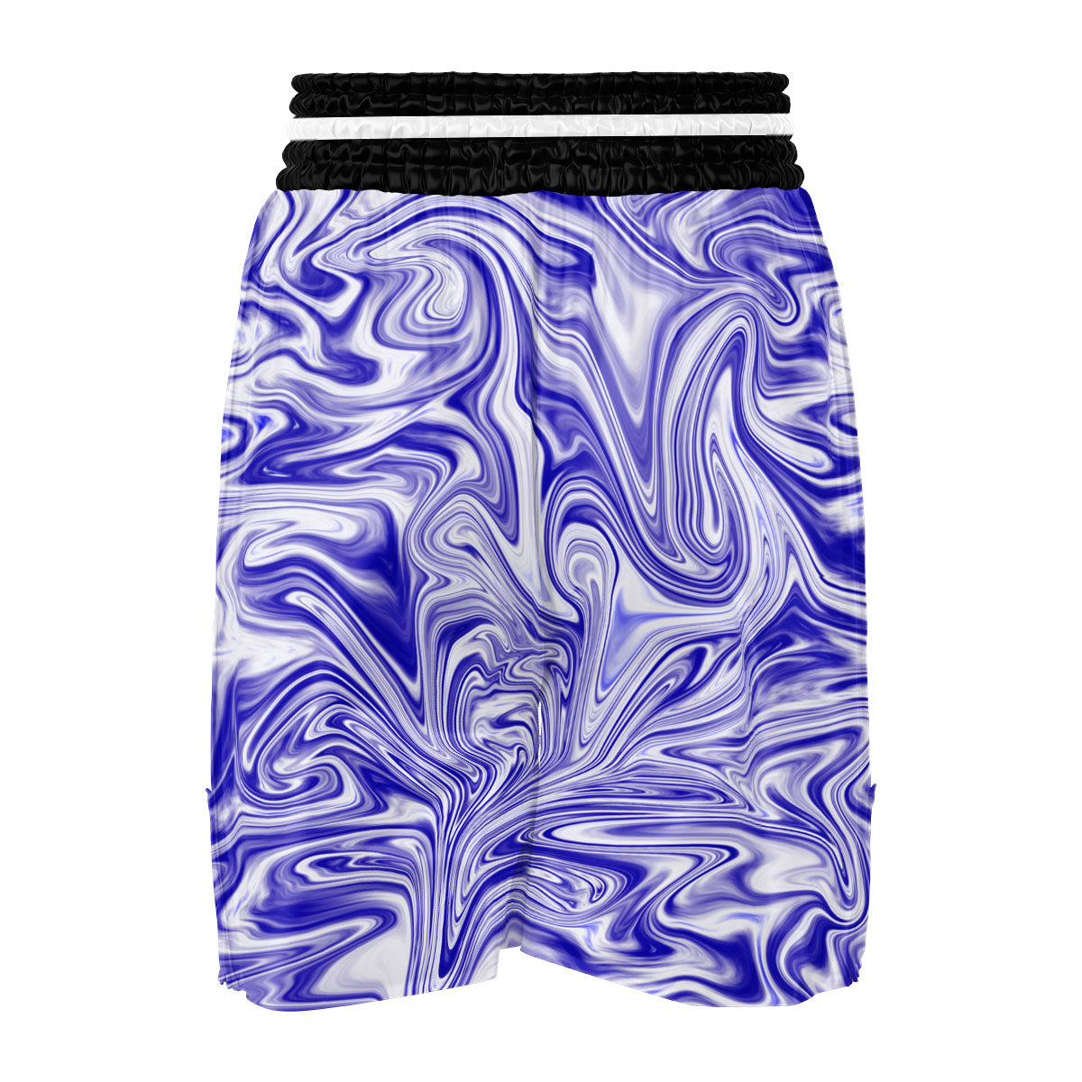 Liquid Psychedelic Print Pattern Boxing Shorts-grizzshop