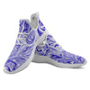 Liquid Psychedelic Print Pattern White Athletic Shoes-grizzshop