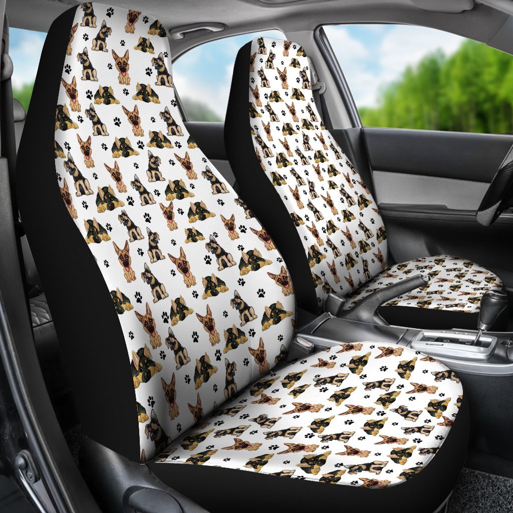 Little German Shepherd Universal Fit Car Seat Covers-grizzshop