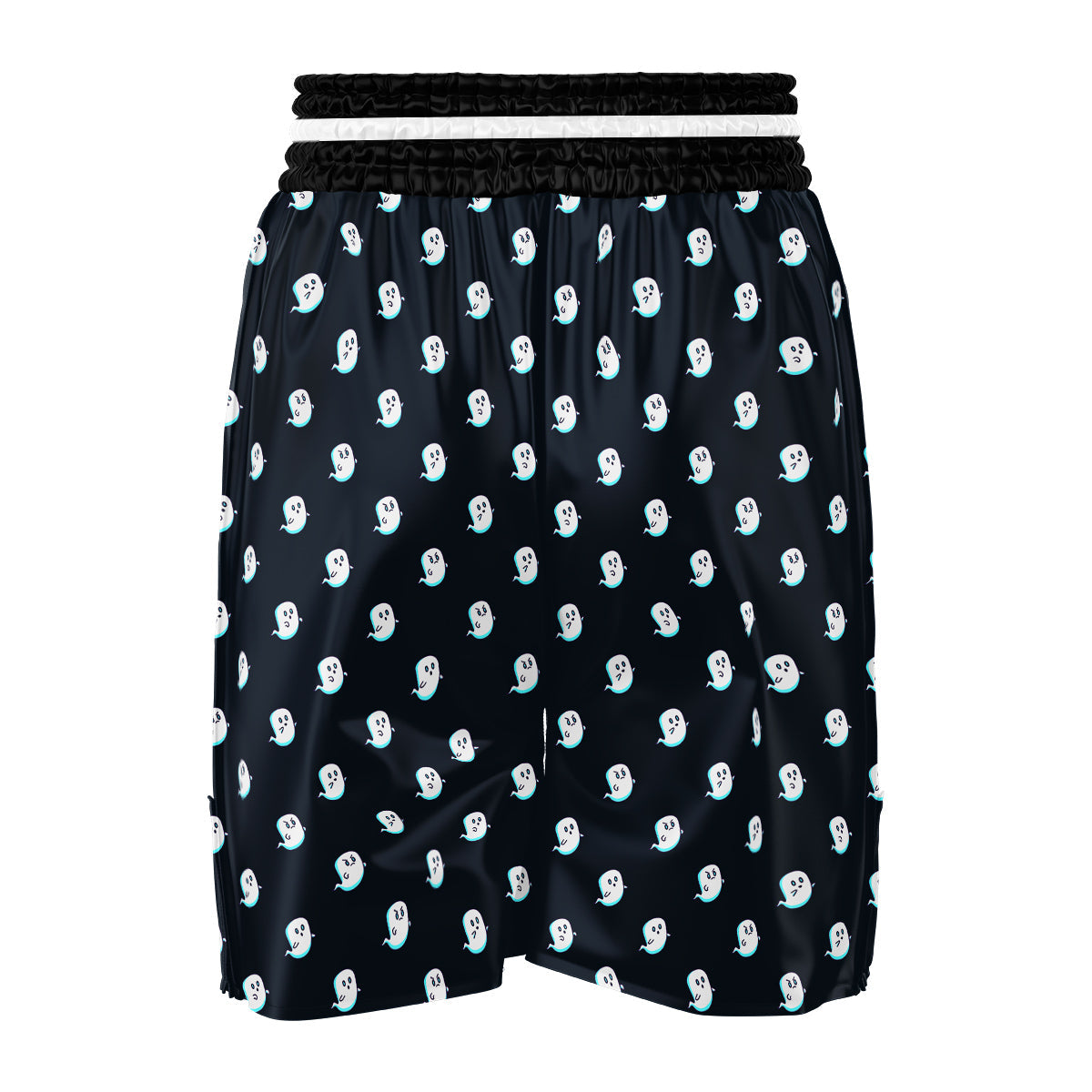 Little Ghost Cute Print Pattern Boxing Shorts-grizzshop