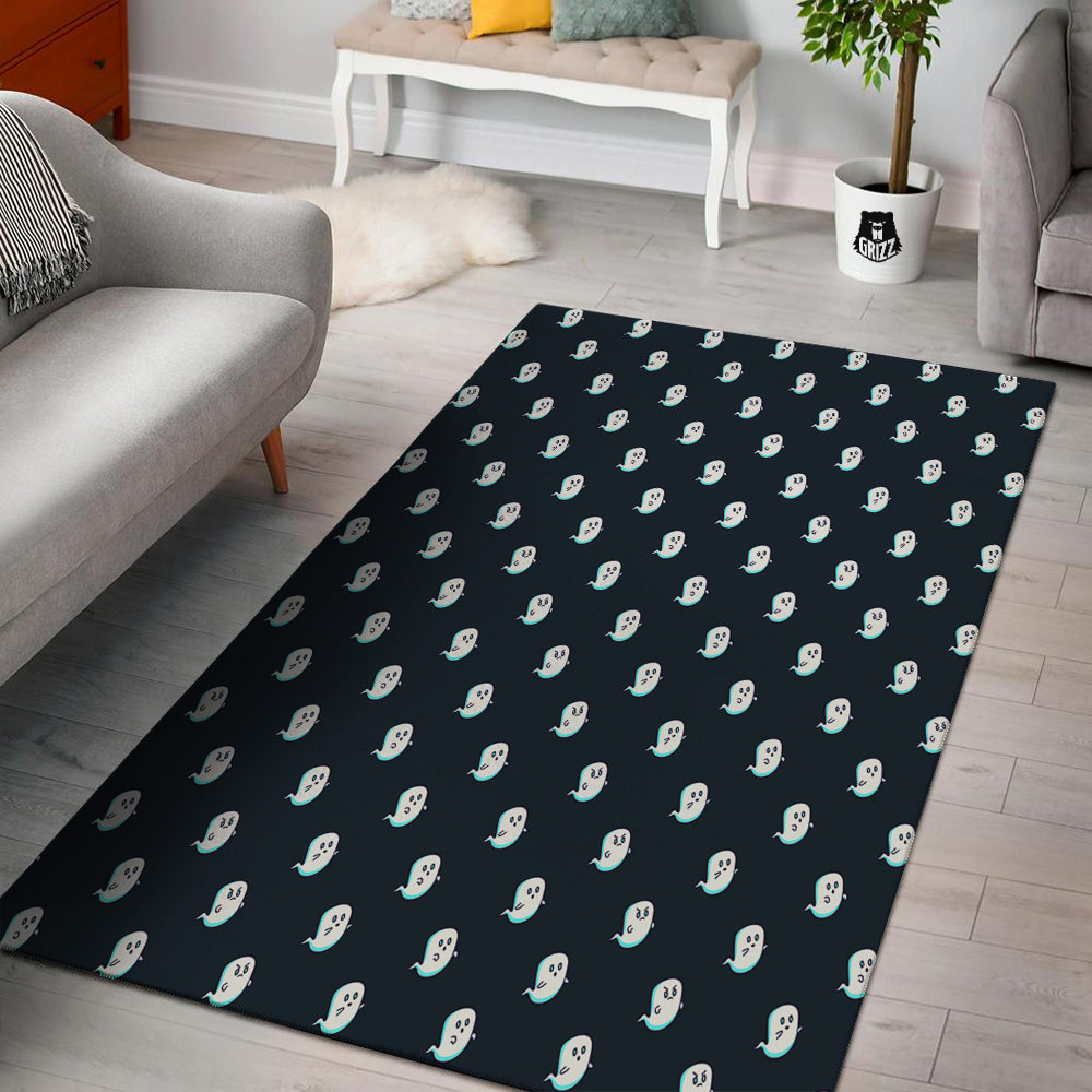 Little Ghost Cute Print Pattern Floor Mat-grizzshop