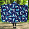 Little Teddy Bear Pattern Print Hooded Blanket-grizzshop