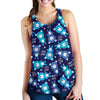 Little Teddy Bear Pattern Print Racerback Tank Tops-grizzshop