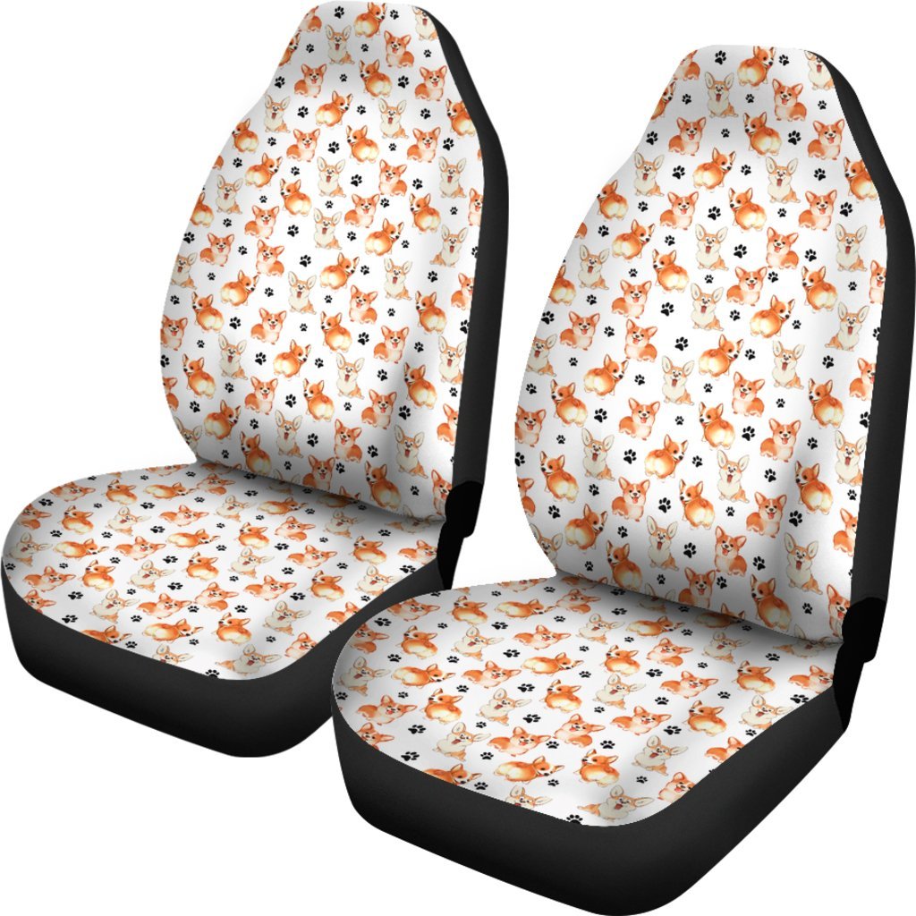 Little Welsh Corgi Universal Fit Car Seat Covers-grizzshop