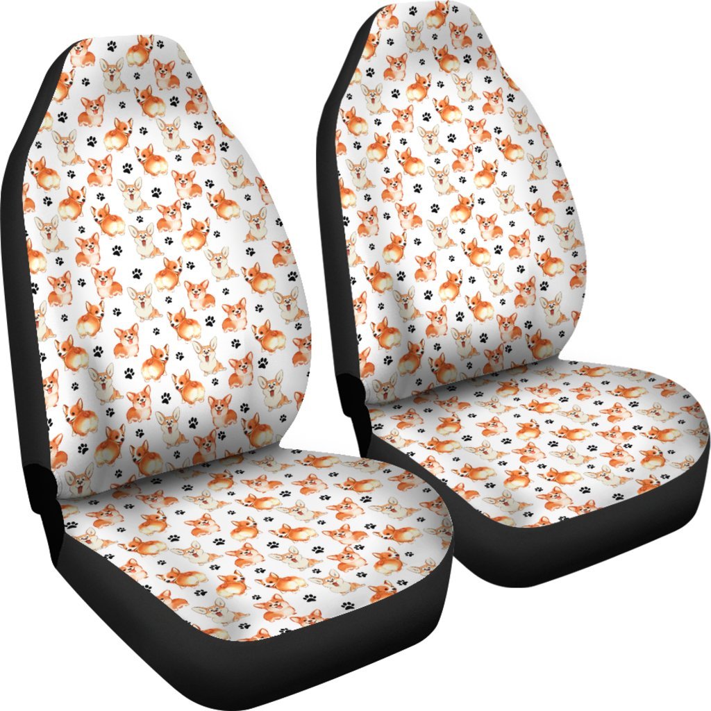 Little Welsh Corgi Universal Fit Car Seat Covers-grizzshop