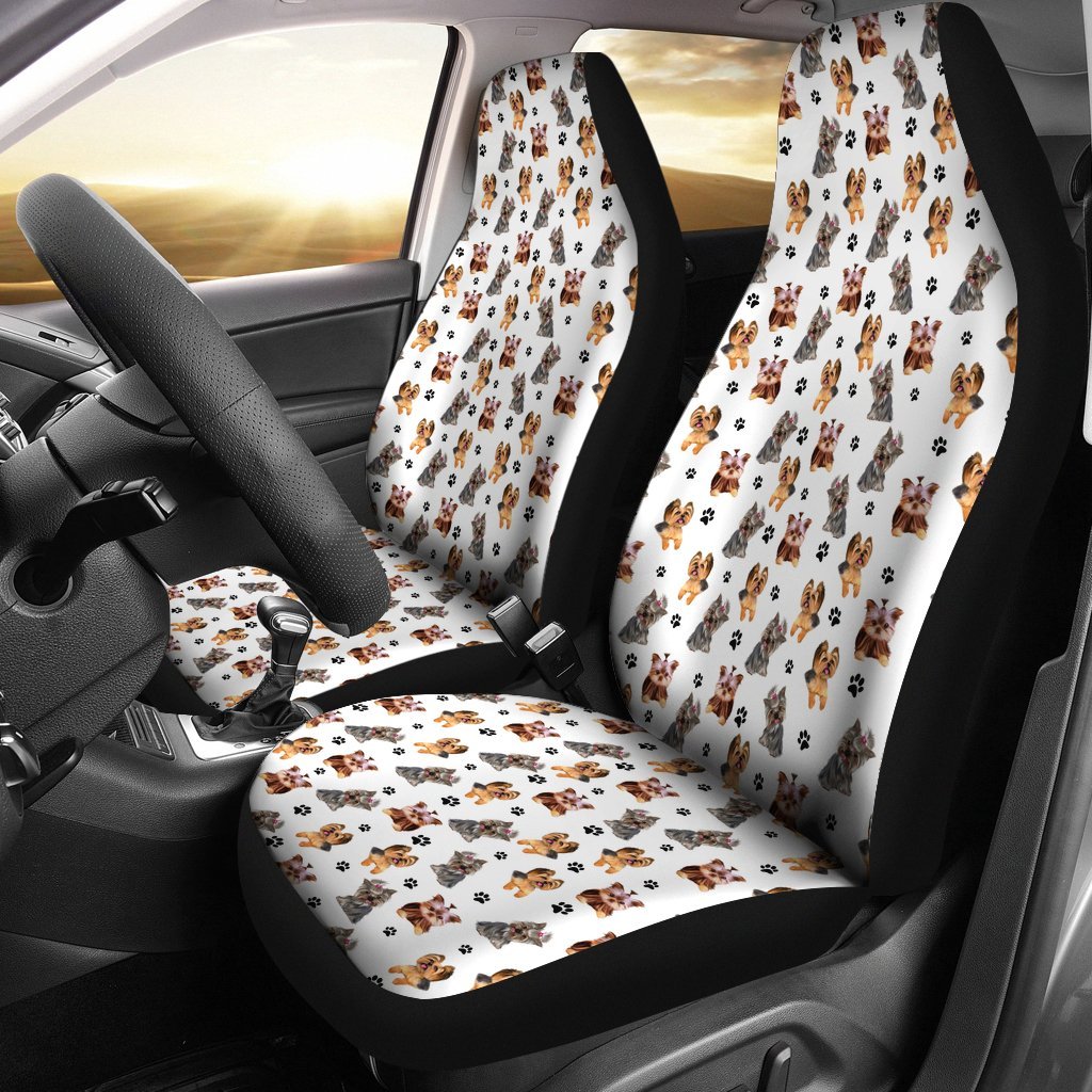 Little Yorkshire Terrier Universal Fit Car Seat Covers-grizzshop