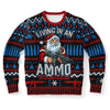 Living in An Ammo Wonderland Ugly Christmas Sweater-grizzshop