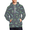 Load image into Gallery viewer, Lizard Leaf Pattern Print Men Pullover Hoodie-grizzshop