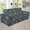 Lizard Leaf Pattern Print Sofa Covers-grizzshop