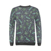 Lizard Leaf Pattern Print Women's Sweatshirt-grizzshop