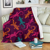 Lizard Pattern Print Blanket-grizzshop