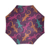Lizard Pattern Print Foldable Umbrella-grizzshop