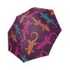 Lizard Pattern Print Foldable Umbrella-grizzshop