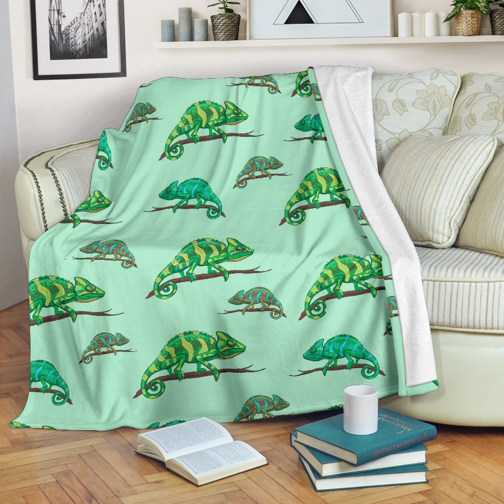 Lizard Print Pattern Blanket-grizzshop