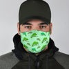 Lizard Print Pattern Face Mask-grizzshop