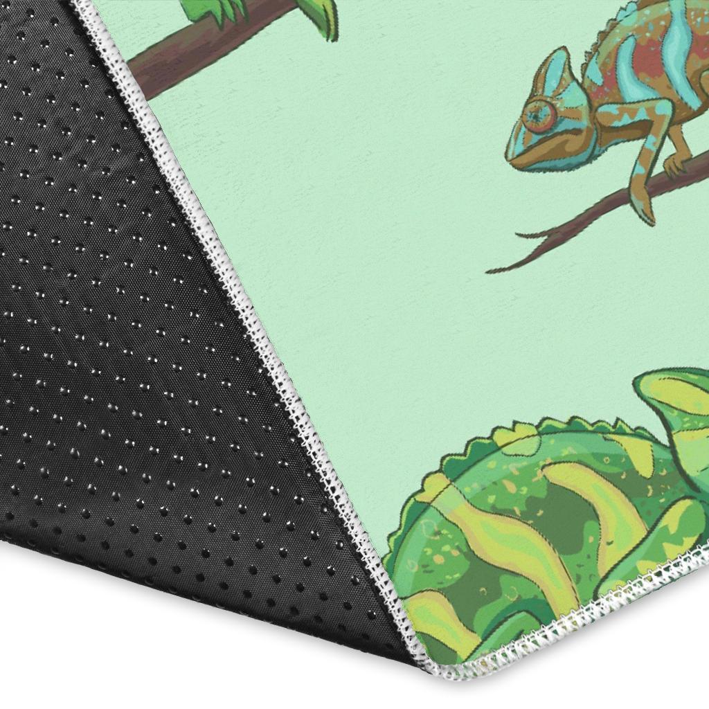 Lizard Print Pattern Floor Mat-grizzshop