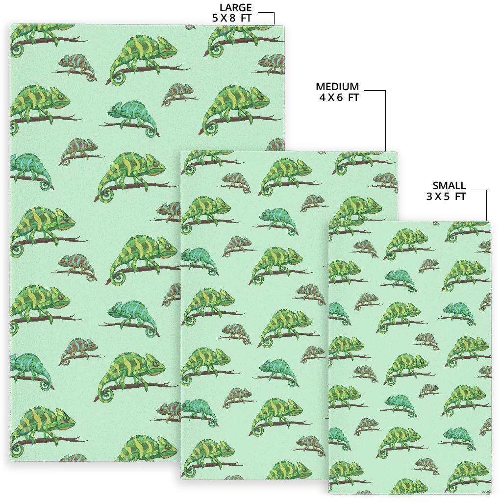 Lizard Print Pattern Floor Mat-grizzshop