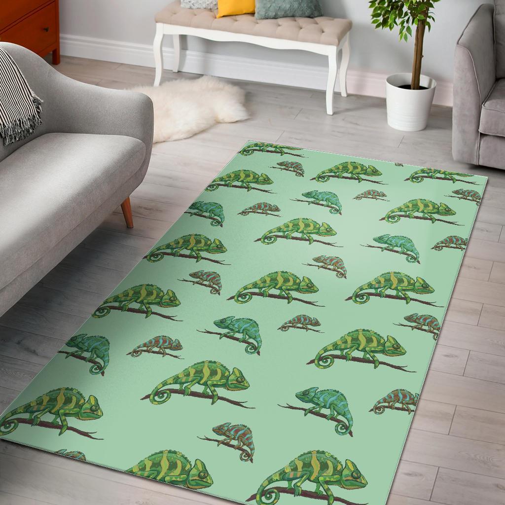 Lizard Print Pattern Floor Mat-grizzshop